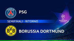 PSG-Borussia Dortmund: partita integrale