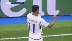 Rodrygo scappa, beffa Ortega e la ribalta (Real-City 2-1)