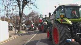 I trattori in corteo attraversano Roma thumbnail