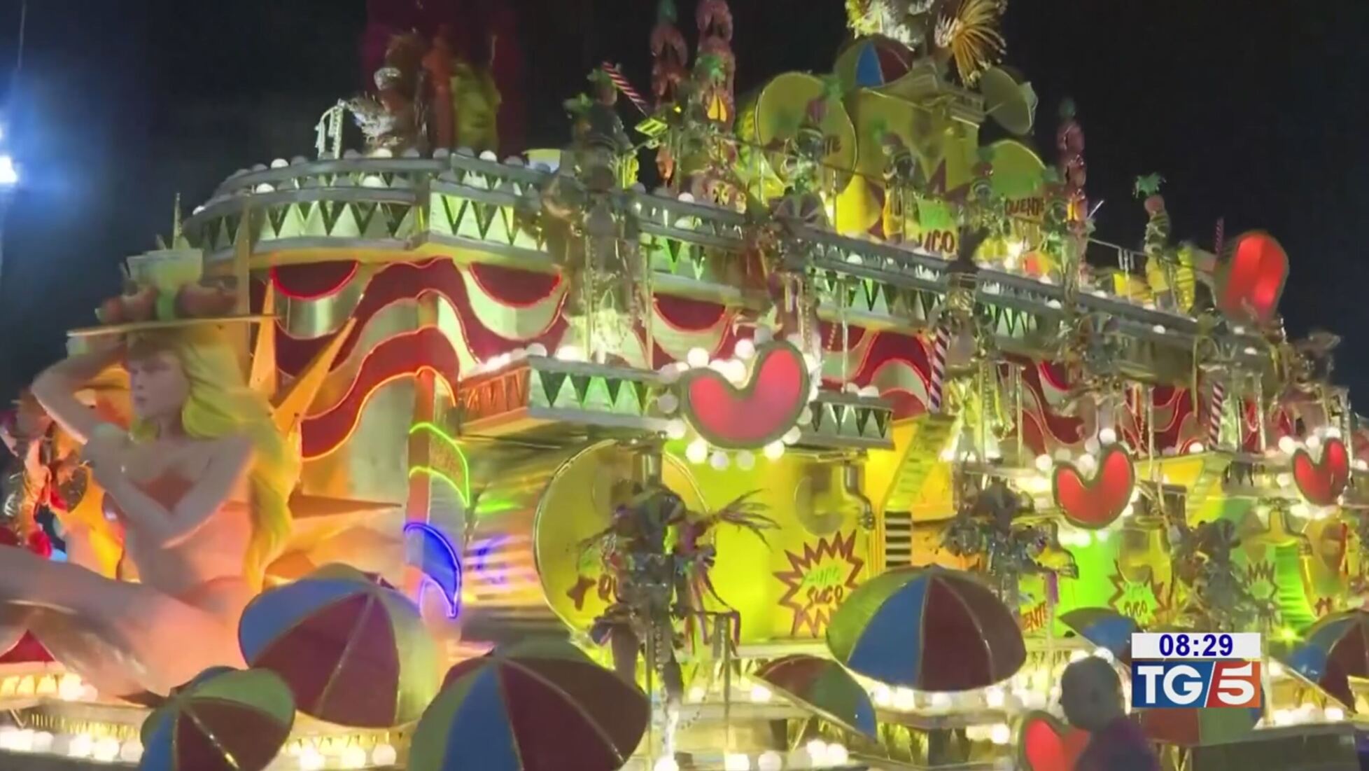 TG5: A Rio esplode il carnevale Video | Mediaset Infinity