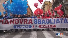 Sciopero generale, sindacati in piazza thumbnail