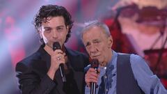 Gianluca Ginoble e Roberto Vecchioni in "Chiamami ancora amore"