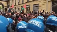 Torino, scontri al corteo pro Gaza
