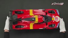 Una Ferrari 499P in miniatura