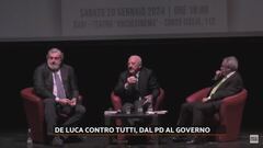 De Luca contro tutti, dal PD al Governo