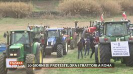 La protesta dei trattori a Roma thumbnail