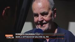 Bari, l'attacco di Salvini al PD