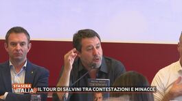 Il tour di Salvini, tra contestazioni e minacce thumbnail