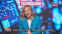 Giorgia Meloni lancia Telemeloni: "Libertà limitata dalla sinistra" thumbnail