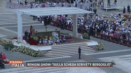 Benigni Show: "Sulla scheda scrivete Bergoglio" thumbnail