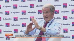 Prodi: "In Europa Meloni deve scegliere con chi stare"