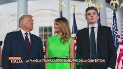 La famiglia Trump, la foto di gruppo della convention