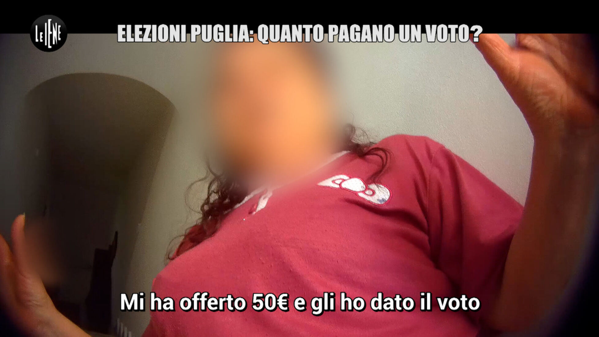 Le Iene: REI: Elezioni Puglia: quanto pagano un voto? Video | Mediaset  Infinity