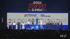 Il podio dell'E-Prix di Tokyo