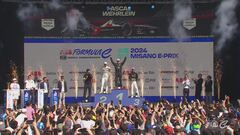 Il podio di Misano E-Prix 2024