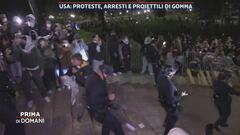 USA: proteste, arresti e proiettili di gomma