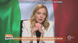 Giorgia Meloni e Giuseppe Conte, botta e risposta a distanza thumbnail