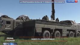 La propaganda russa in TV minaccia l'Occidente thumbnail