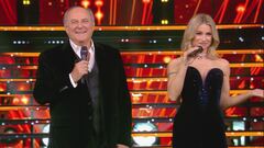 Gerry Scotti e Michelle Hunziker in "Hai un amico in me"