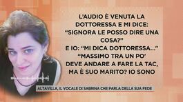 Altavilla, il vocale di Sabrina che parla della sua fede thumbnail