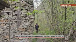 Giallo di Aosta, i cani dei carabinieri cercano l'arma del delitto thumbnail
