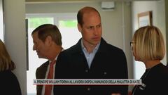Il principe William torna al lavoro dopo l'annuncio della malattia di Kate