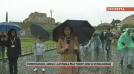Primo maggio, arriva la pioggia ma i turisti non si scoraggiano thumbnail