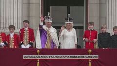 Londra, l'anniversario dell'incoronazione di Re Carlo III