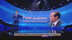 Un anno senza Berlusconi: l'omaggio di Mediaset, l'abbraccio di Pier Silvio