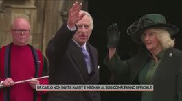 Re Carlo non invita Harry e Meghan al suo compleanno ufficiale thumbnail