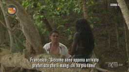 Francesco cede la sua porzione di cocco thumbnail
