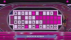 Prima manche: giochi in acqua