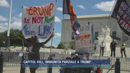 Capitol Hill, immunità parziale a Trump thumbnail