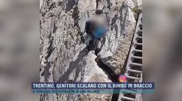 Trentino, genitori scalano con il bimbo in braccio thumbnail