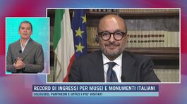 Musei italiani da record, parla il ministro Sangiuliano thumbnail