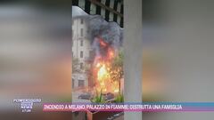 Incendio a Milano, palazzo in fiamme: distrutta una famiglia