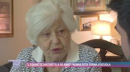 "L'esame di maturità a 89 anni": nonna Rita torna a scuola thumbnail