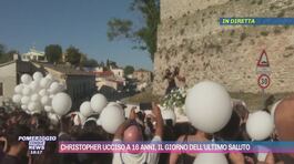 Christopher ucciso a 16 anni, il giorno dell'ultimo saluto thumbnail