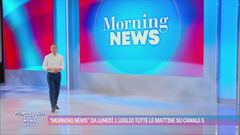 "Morning news" da lunedì 1 luglio tutte le mattine su Canale 5