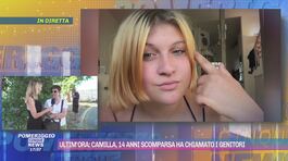 Ultim'ora: Camilla Suozzi, 14 anni scomparsa ha chiamato i genitori thumbnail