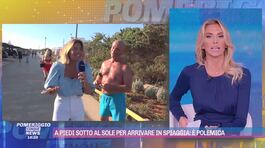 A piedi sotto al sole per arrivare in spiaggia: è polemica thumbnail