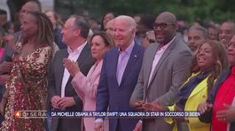 Da Michelle Obama a Taylor Swift: una squadra di star in soccorso di Biden thumbnail