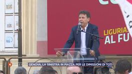 Genova, la sinistra in piazza per le dimissioni di Toti thumbnail