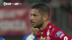 40' | Rigore segnato da Caprari (Monza-Brescia 3-0)