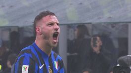 Arnautovic porta in vantaggio l'Inter con un gran tiro al volo: Lazio sotto thumbnail