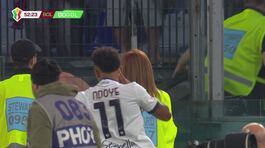La rete di Ndoye che porta in vantaggio il Bologna thumbnail