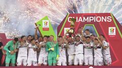 Il Bologna vince la Coppa Italia: la cerimonia della premiazione