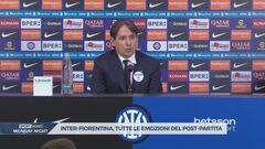 Inter-Fiorentina, le emozioni del post-partita