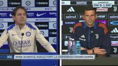 Inter-Juve, la conferenza stampa doppia della vigilia