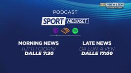 Podcast Sportmediaset: da domani doppio appuntamento thumbnail